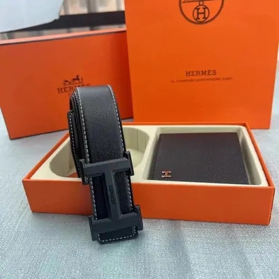 Belts in the catalogue: Hermès Black Leather Belt with T Buckle